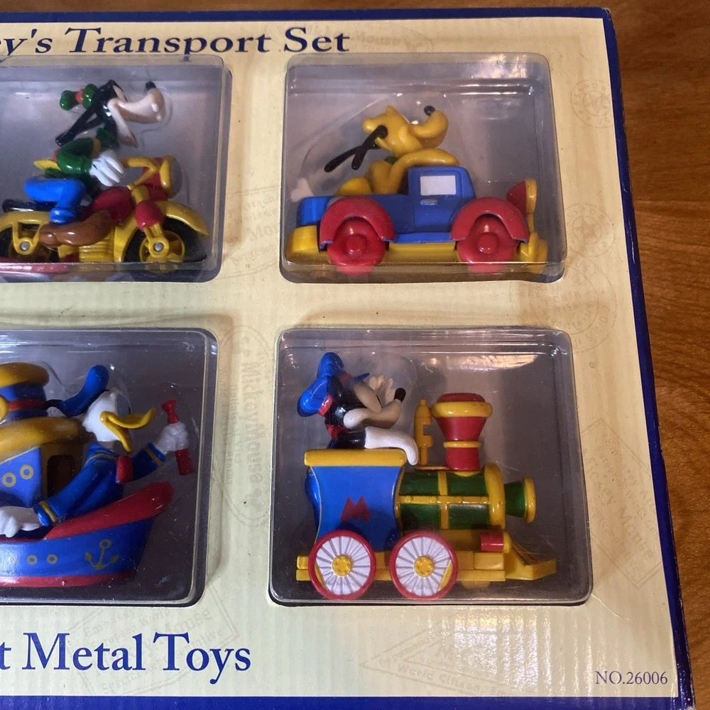 Disney Mickey's Transport‎ Set No. 26006 Die cast metal toys Sealed Box Wear